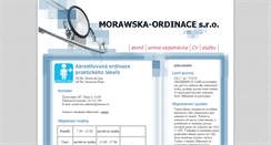 Desktop Screenshot of morawska.cz